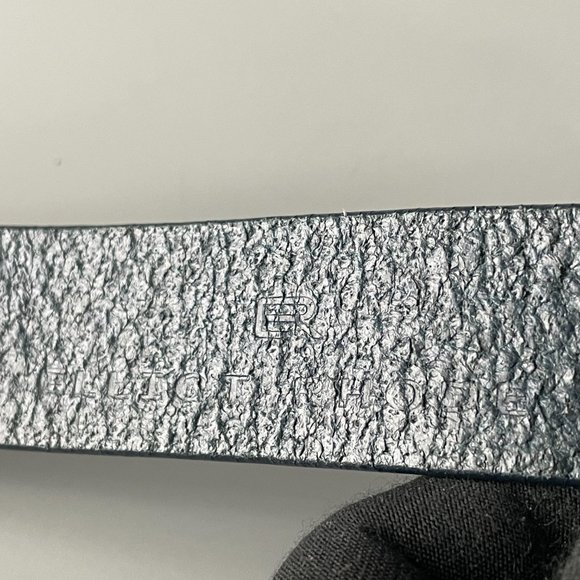 Elliot Rhodes Blue Leather Sliced Decorated Belt main image 8